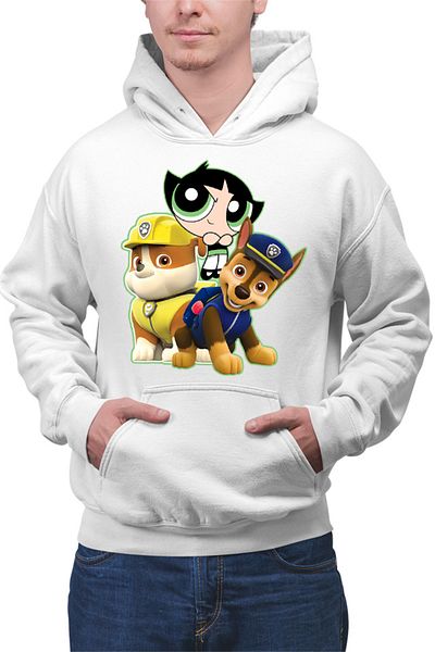 OEM Men's hoodie Paw Patrol Buttercup Powerpuff Girls Police Pup