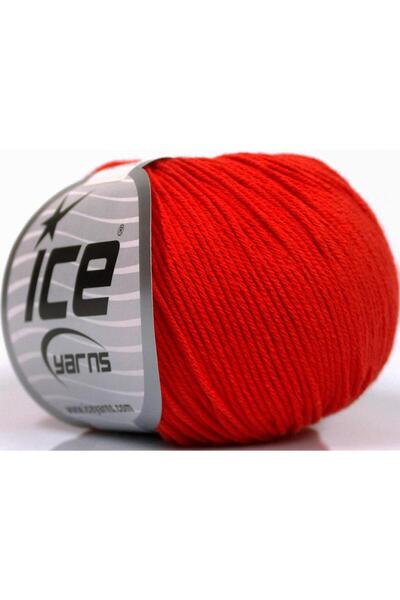 Ice yarns 4x50 جرام. قطن عضوي للأطفال، قطن عضوي أحمر للأطفال، خيوط صيفية، قطن...