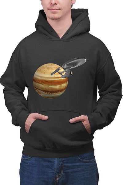 OEM Men's hoodie Star Trek USS Enterprise Starship Jupiter