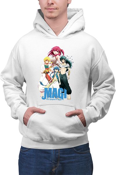 OEM Men's Hoodie Magi The Labyrinth of Magic Alladin Friends Anime