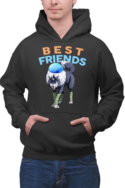OEM Men's TenSura Slime Isekai Ranga Rinmuru Friends Dog Hoodie