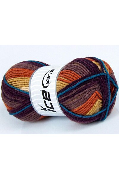 Ice yarns (4 قطع 100 جرام) مجموعة من 4 قطع من الأكريليك الفاخر من نايس بيبي ب...