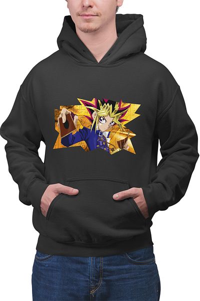 OEM Men's Hoodie Yu-Gi-Oh! Card Yugi Mutou Anime Kazuki Takahashi