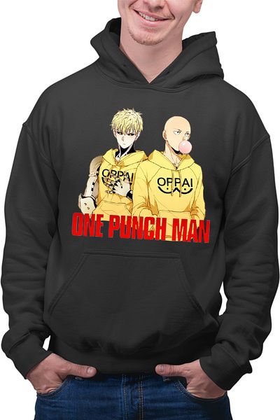 OEM Men's Hoodie One-Punch Man Saitama Yusuke Murata Genos
