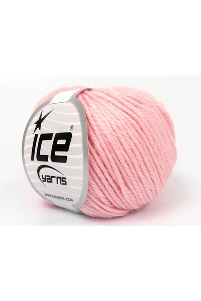 Ice yarns 8x50 جرام. خيوط ناعمة من الأكريليك، صوف وردي للشتاء، صوف، أكريليك