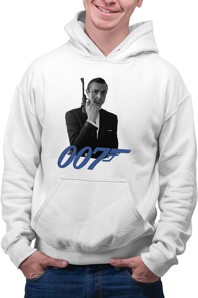 OEM Hanorac barbati James Bond 007 Logo Vintage Old Movie Alpha