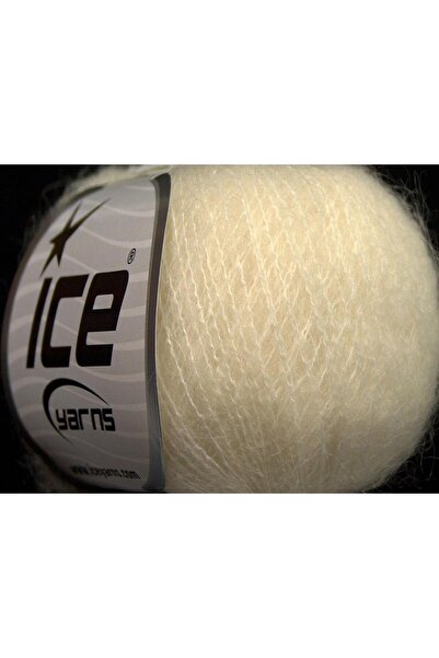 Ice yarns 6×25 جرام. خيوط سوبركيد موهير فاخرة، صوف ميرينو، للشتاء، رفيعة جداً...