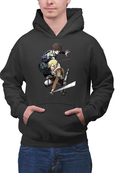 OEM Men's Hoodie Btooom! Sakamoto Ryouta AOT Annie Fight Monsters Sci-fi Cosplay