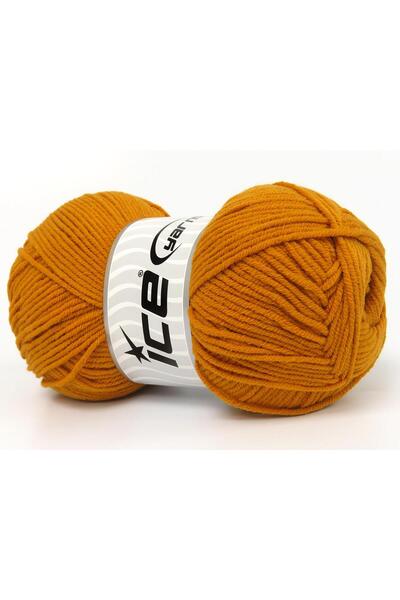 Ice yarns 4x100 جرام. خيوط جينز قطنية رياضية فاخرة من الأكريليك والقطن بلون ذ...