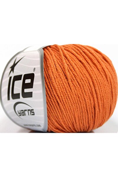 Ice yarns 4x50 جرام. قطن عضوي للأطفال، قطن عضوي برتقالي للأطفال، خيوط صيفية، ...