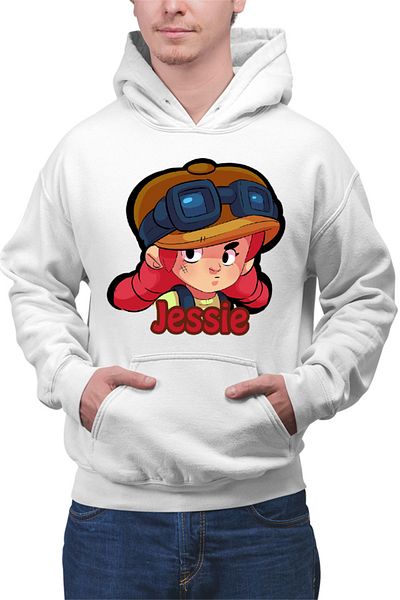 OEM Hanorac barbati Brawl Stars Jessie Automatic Ponytails Supercell