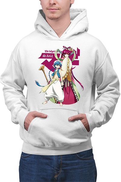 OEM Men's Hoodie Magi The Labyrinth of Magic Kougyoku Queen Aladdin Meeting