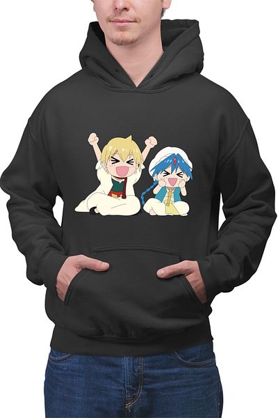 OEM Men's hoodie Magi The Labyrinth of Magic Alibaba Alladin Cute Faces