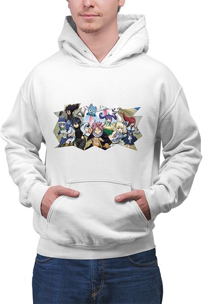 OEM Men's Hoodie Fairy Tail Fantasy Anime Manga Natsu Dragneel