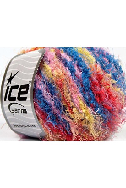 Ice yarns 8x50 جرام. بولار سوفت أزرق، أبيض، أرجواني، أصفر، عنابي، ناعم، ملابس...