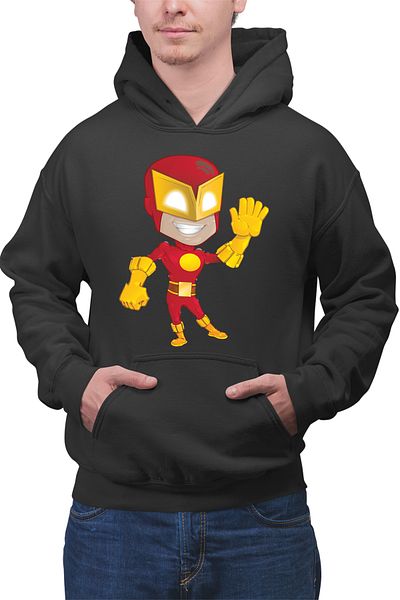 OEM Men's hoodie The Flash Superhero Cartoon Comics
