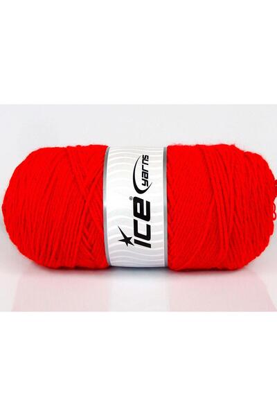 Ice yarns مجموعة من خيوط غزل الجليد CHICLAYO للحياكة اليدوية باللون الأحمر، و...