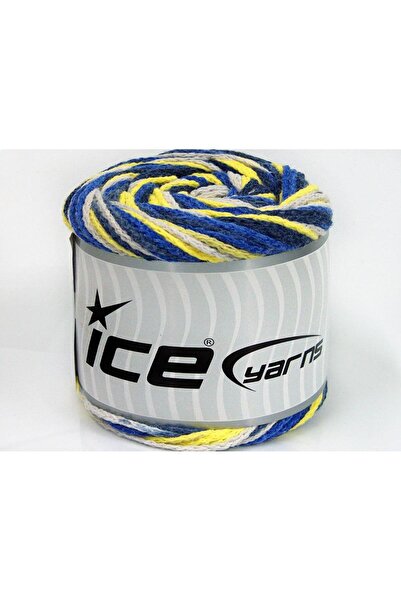 Ice yarns (2 قطعة 150 جرام) CAKES AIR أكريليك 2 عبوات من الألوان الزرقاء،