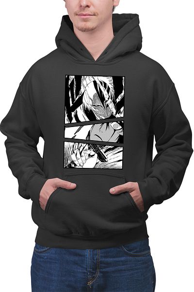 OEM Men's sweatshirt Bleach Ichigo Kurosaki Rukia Psycho