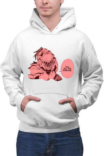 OEM Men's Hoodie Goblin Slayer Kill Force Gore Anime Otaku Costume Armor