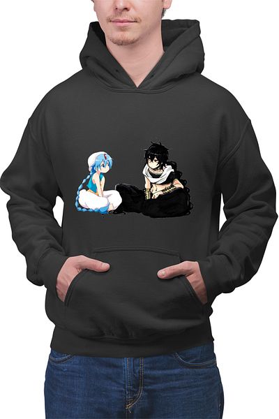 OEM Men's hoodie Magi The Labyrinth of Magic Alladin Judar 3 Points