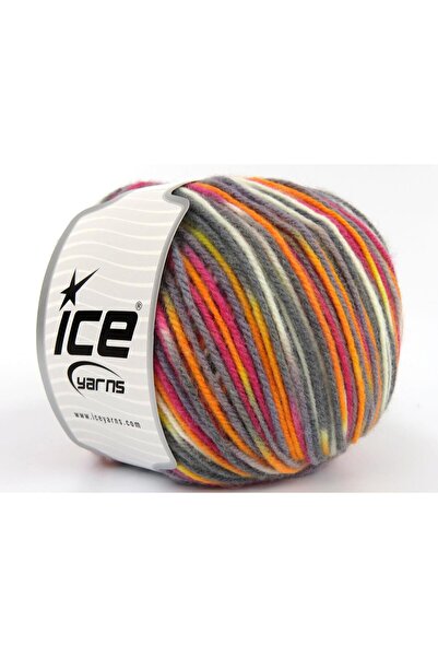 Ice yarns مجموعة من 4 × 100 جرام من خيوط الصوف المتعددة الألوان (25% صوف) - ر...