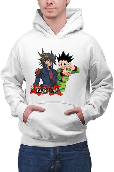 OEM Men's Hoodie Yu Gi Oh Yusei Fudo Hunter x Hunter Duel Game