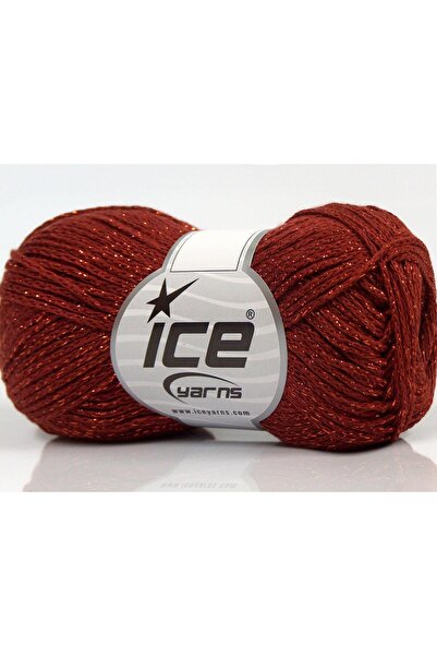 Ice yarns 8x50 جرام. قماش قطني معدني أنيق، لامع معدني، قطن نحاسي لامع معدني، ...