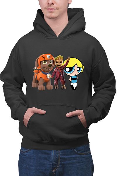 OEM Men's Hoodie Baby Groot Bubble Paw Patrol Dog Blonde PowerPuff