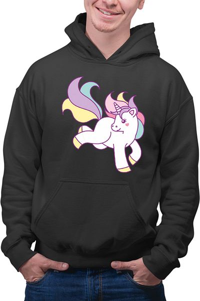 OEM Hanorac barbati Unicorn Squad Happy Beautiful Rainbow
