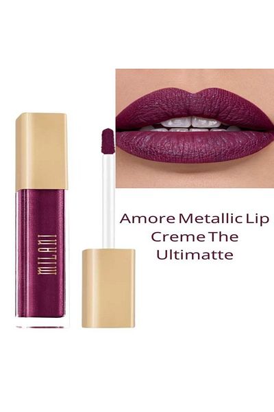 MILANI Amore Matte Lip Crème, Shade The Ultimatte, 6g – Long-Lasting, Bold Matte Liquid Lipstick