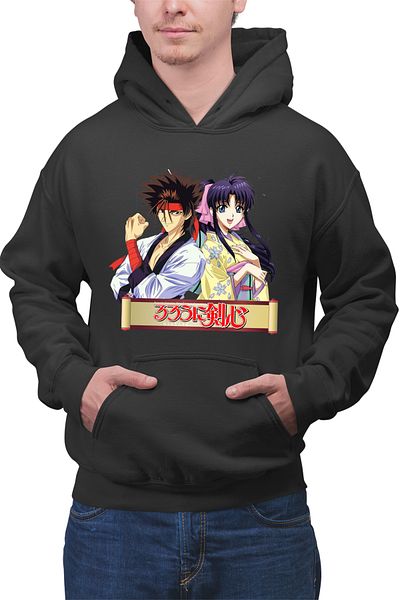 OEM Hanorac barbati Rurouni Sanosuke Kaori Nobuhiro Watsuki