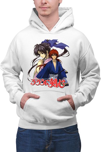 OEM Hanorac barbati Rurouni Kenshin Kaori Couple Anime Monster