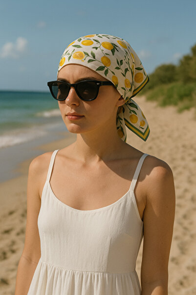 MOORİ Limon Desenli Bandana