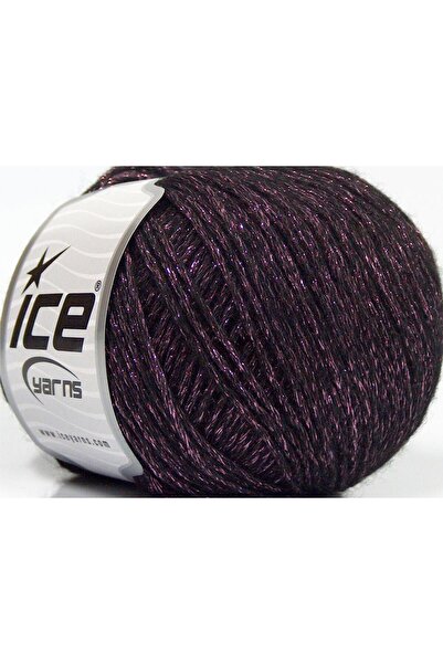 Ice yarns 8x50 جرام. خيوط نايت ستار: فيسكوز، صوف، أكريليك، لون وردي لامع معدن...