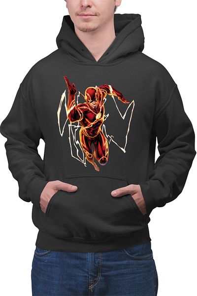 OEM Men's Hoodie The Flash Comic Book Marvel Cartoons