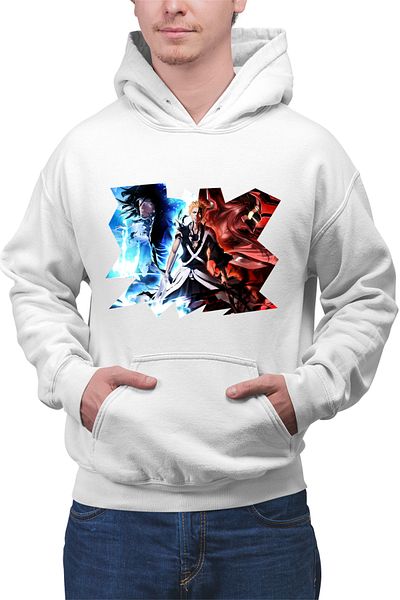 OEM Men's Hoodie Bleach Ichigo Anime Kage Japan Samurai