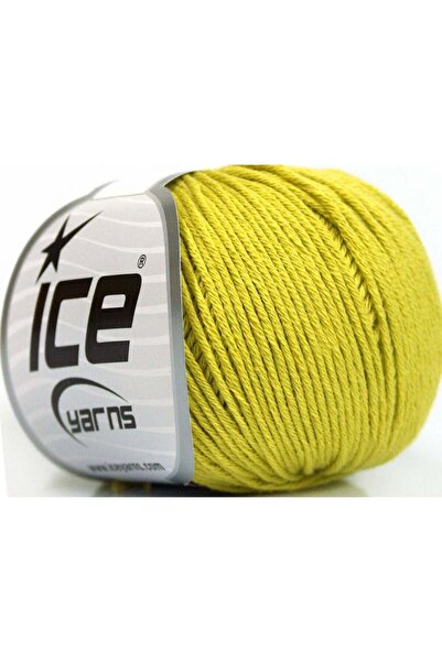 Ice yarns 4x50 جرام. قطن عضوي للأطفال، قطن عضوي، أخضر زيتوني فاتح، للأطفال، خ...