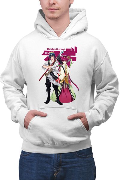 OEM Men's Hoodie Magi The Labyrinth of Magic Kougyoku Queen Hakuryuu Guardian