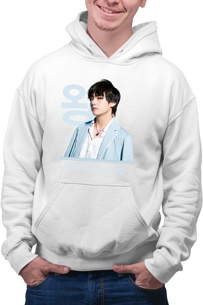 OEM Men's Hoodie BTS V Tae Hyung King Vocals Heart Korean Model