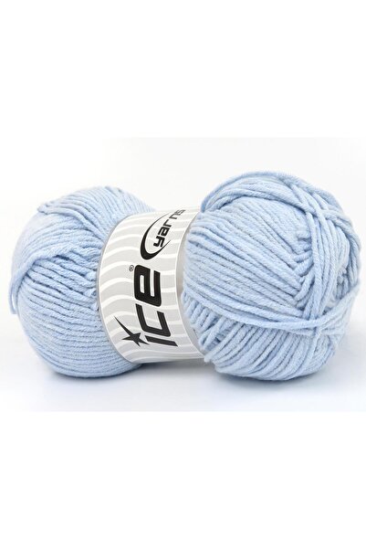 Ice yarns (4 قطع 100 جرام) جينز قطن أكريليك فاخر، قطن 4 عبوات