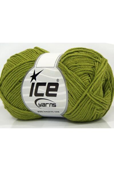 Ice yarns 8x50 جرام. خيوط أكريليك من LORENA BAMBOO، خيوط صيفية خضراء من غابات...