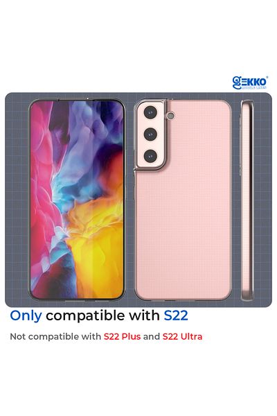 Gekko Mobile » Clear Case for Samsung S23 Ultra – 0.3mm Slim Silicone Gel, Transparent