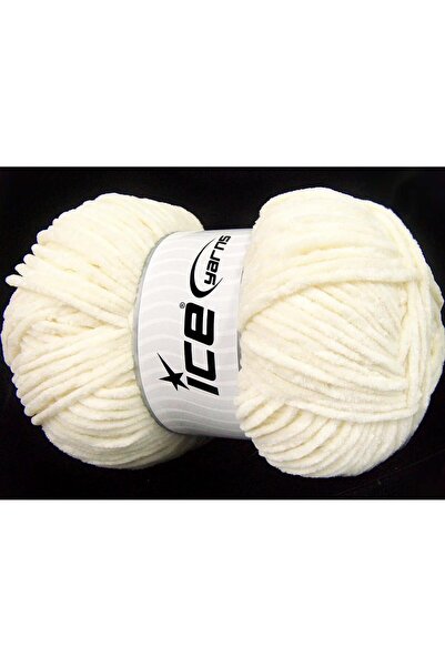 Ice yarns مجموعة من 4 × 100 جرام من خيوط الثلج CHENILLE BABY LIGHT (100% Micr...