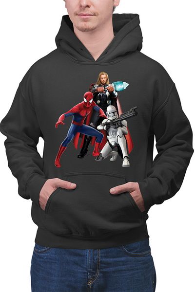 OEM Men's hoodie Star Wars Spiderman Thor Marvel Clone Trooper