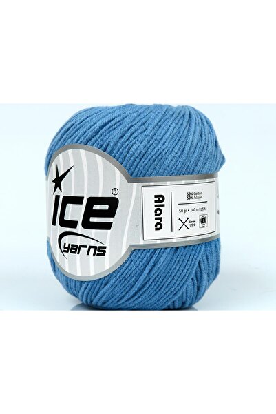 Ice yarns 8x50 جرام. خيوط قطنية من ألارا، خيوط صيفية من الأكريليك، قطن