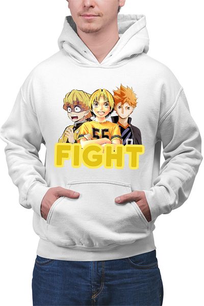 OEM Hanorac barbati Hikaru no Go Zenitsu Kimetsu no Yaiba Haikyuu Power Otaku