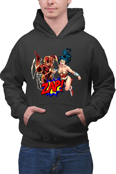 OEM Hanorac barbati The Flash Wonder Woman Girl Power