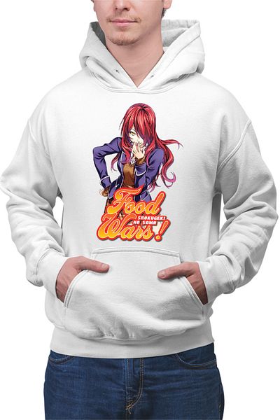 OEM Men's Hoodie Food Wars Kobayashi Rindou School Uniform