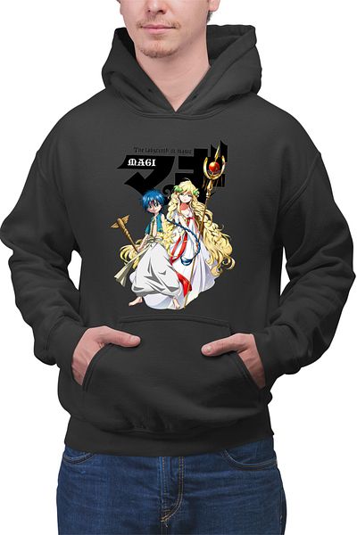OEM Men's hoodie Magi The Labyrinth of Magic Alladin Blonde Girl